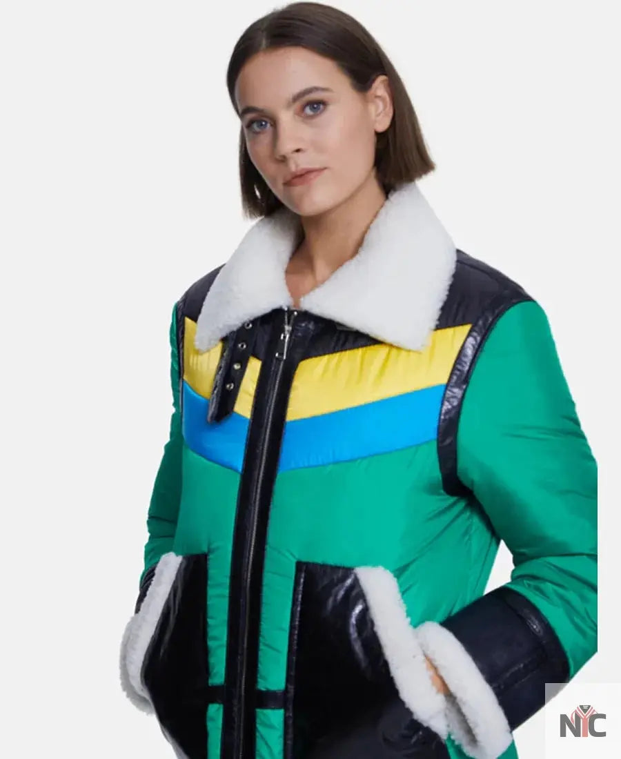 Men’s Aviator Shearling Jacket Clanton Jacket