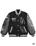 Men’s Black UFC 311 Los Angeles Full-Snap Varsity Jacket Clanton Jacket