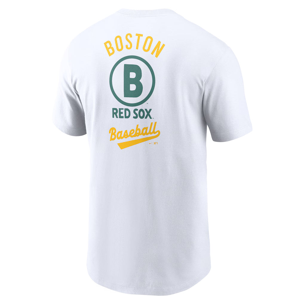 Men’s Boston Red Sox Nike White 2025 T-Shirt Clanton Jacket