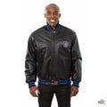 Men’s JH Design Black Orlando Magic Leather Jacket Clanton Jacket