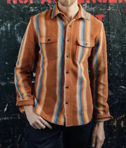 Men’s My Life With The Walter Boys S02 Striped Shirt USA Jackets