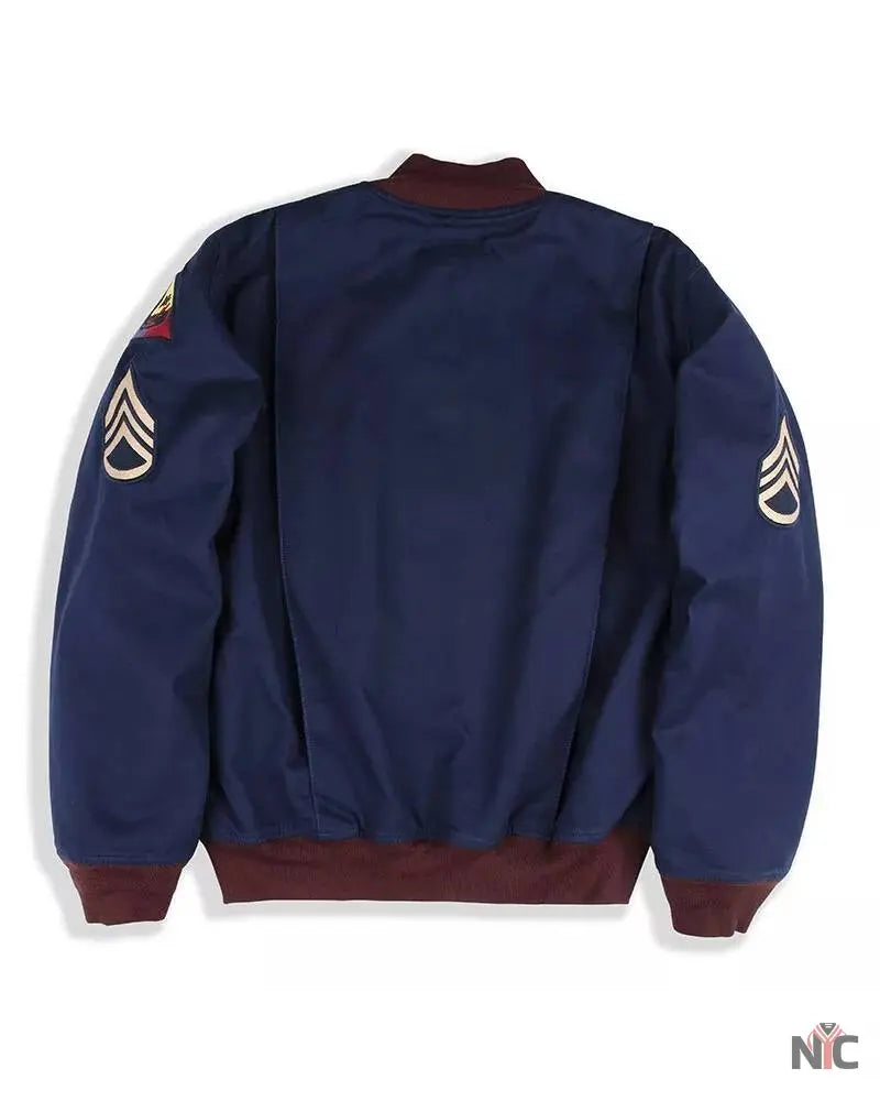 Mens US Army Military Flight Bomber Jacket Clanton Jacket