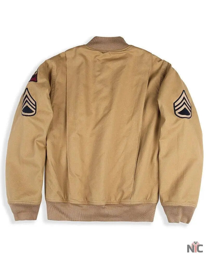 Mens US Army Military Flight Bomber Jacket Clanton Jacket