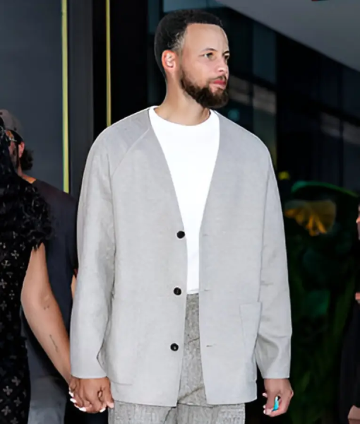 Stephen Curry NYC 2025 Cardigan USA Jackets