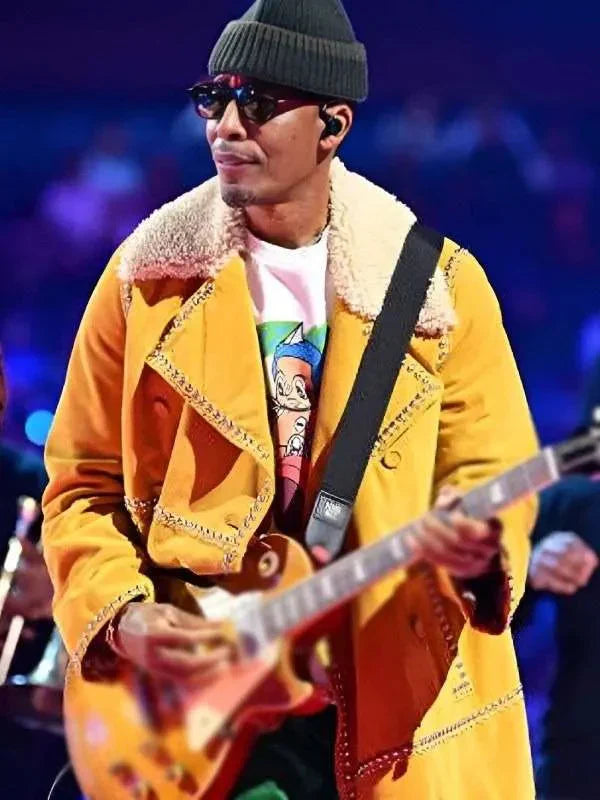 NBA All-Star Game Raphael Saadiq Yellow Jacket Clanton Jacket