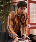 My Life With The Walter Boys S02 Alex Walter Striped Shirt USA Jackets