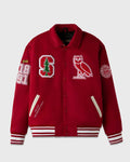Stanford Campus Red Varsity Jacket Clanton Jacket