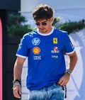 Charles Leclerc F1 Grand Prix Of Italy Blue T-shirt USA Jackets