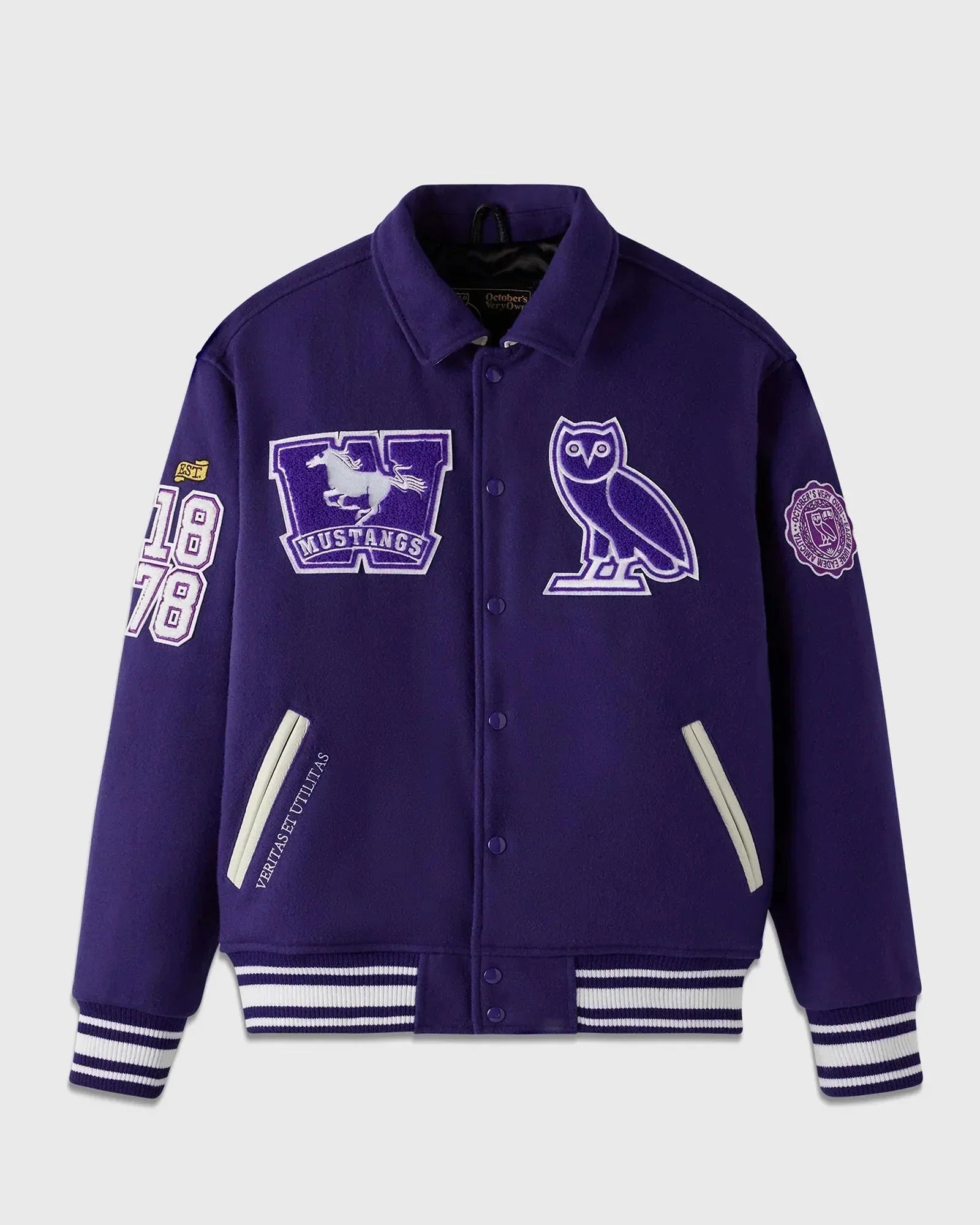 Unisex Western Campus Varsity Jacket Clanton Jacket