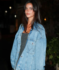 Ella Mendelsohn NYC Blue Denim Jacket USA Jackets