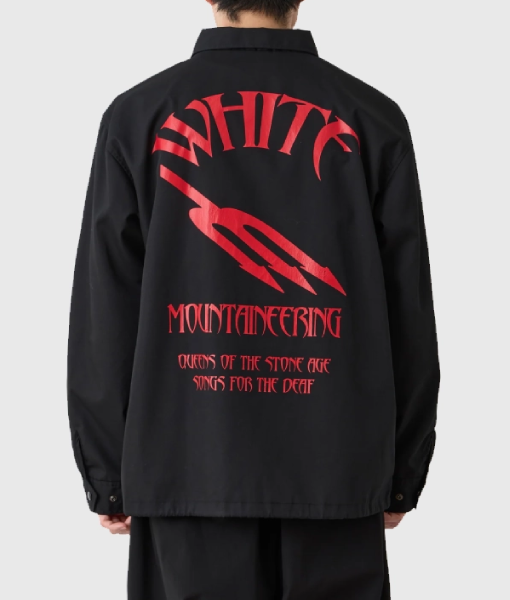 White Mountaineering Qotsa Songs For The Deaf Coach Jacket USA Jackets