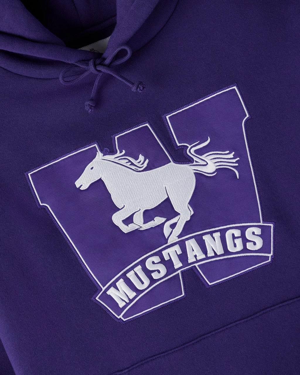 Unisex Campus Western Purple Fleece Hoodie Clanton Jacket