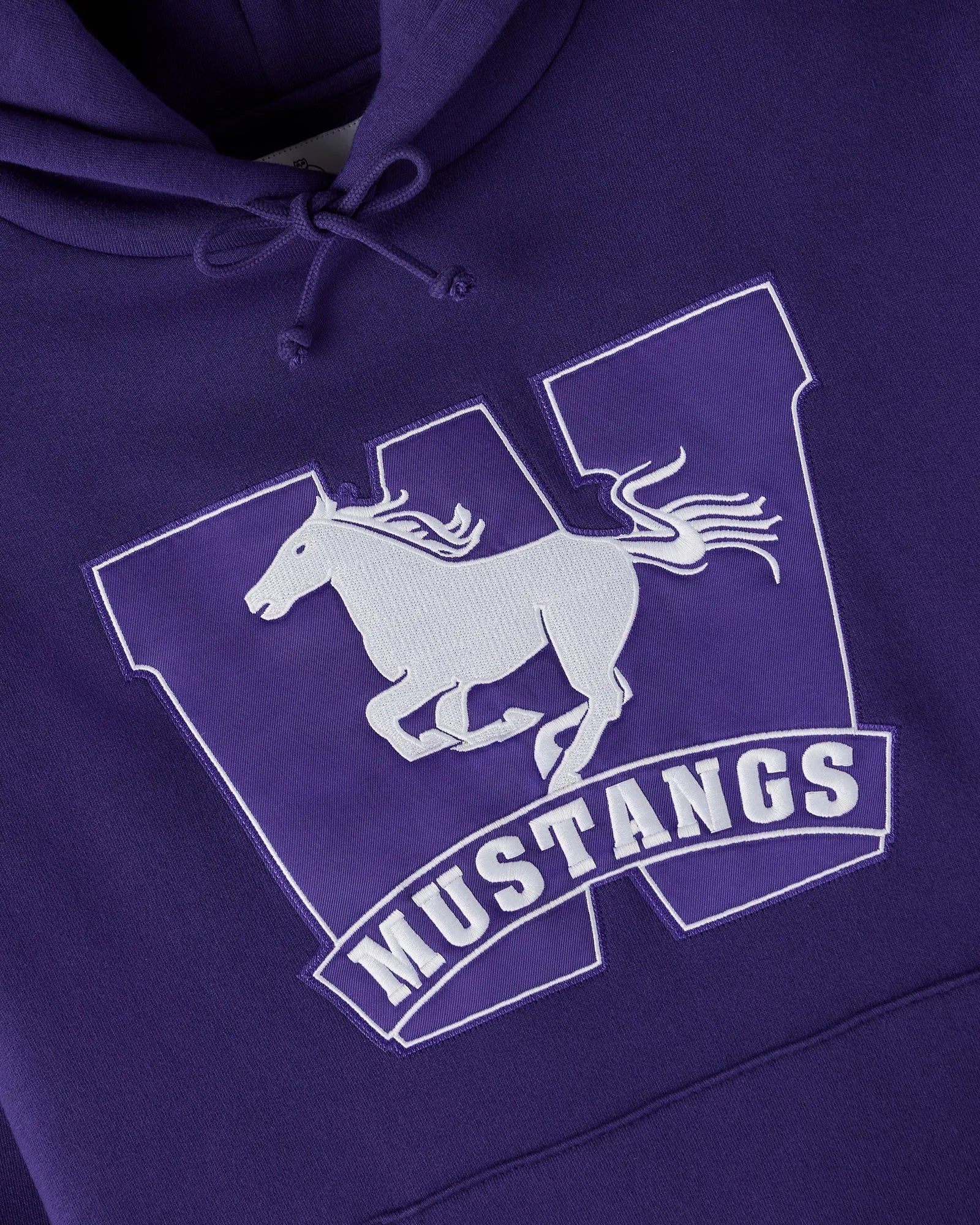 Unisex Campus Western Purple Fleece Hoodie Clanton Jacket
