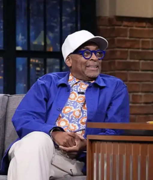 Spike Lee Late Night With Seth Meyers S12 Blue Jacket USA Jackets