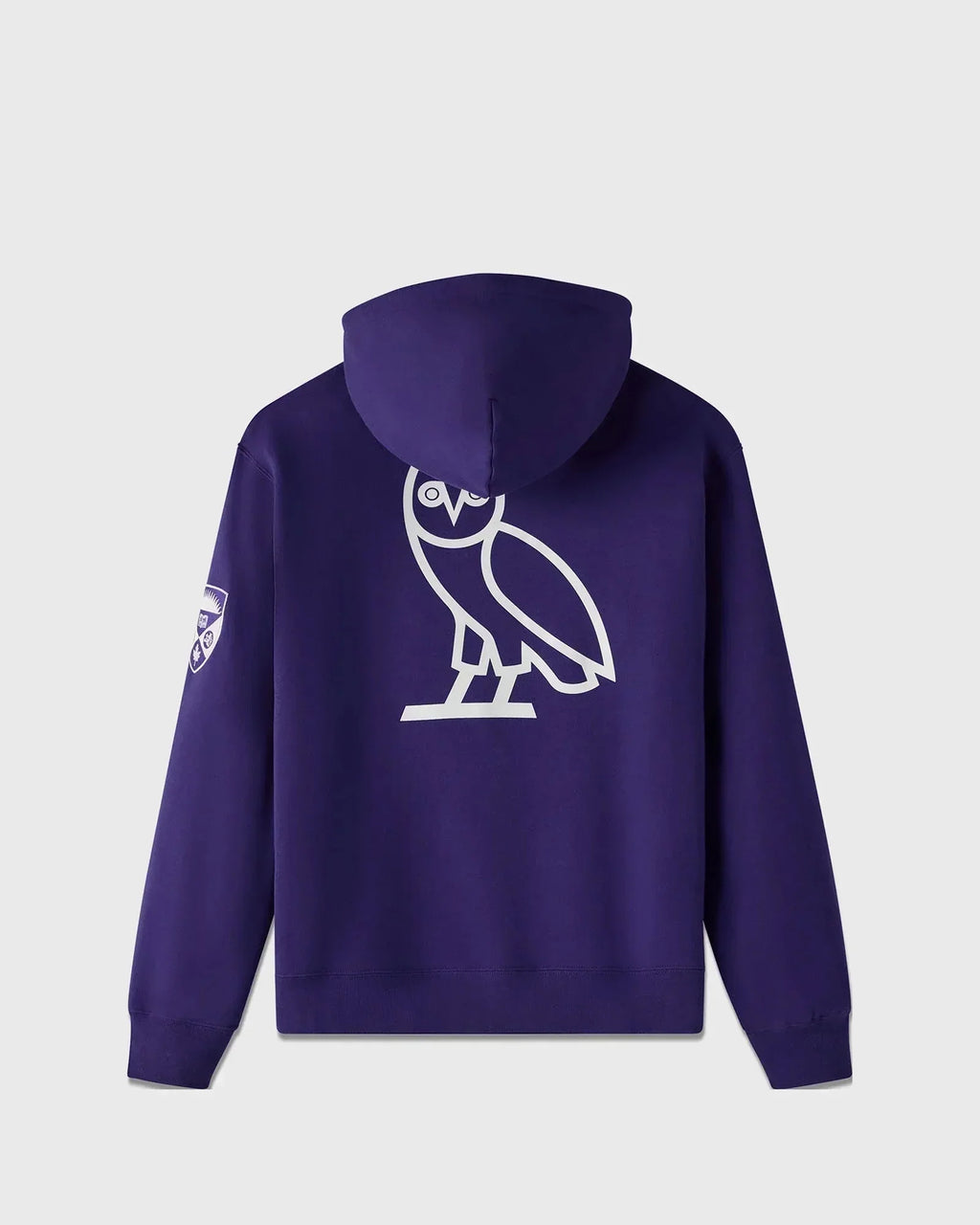 Unisex Campus Western Purple Fleece Hoodie Clanton Jacket