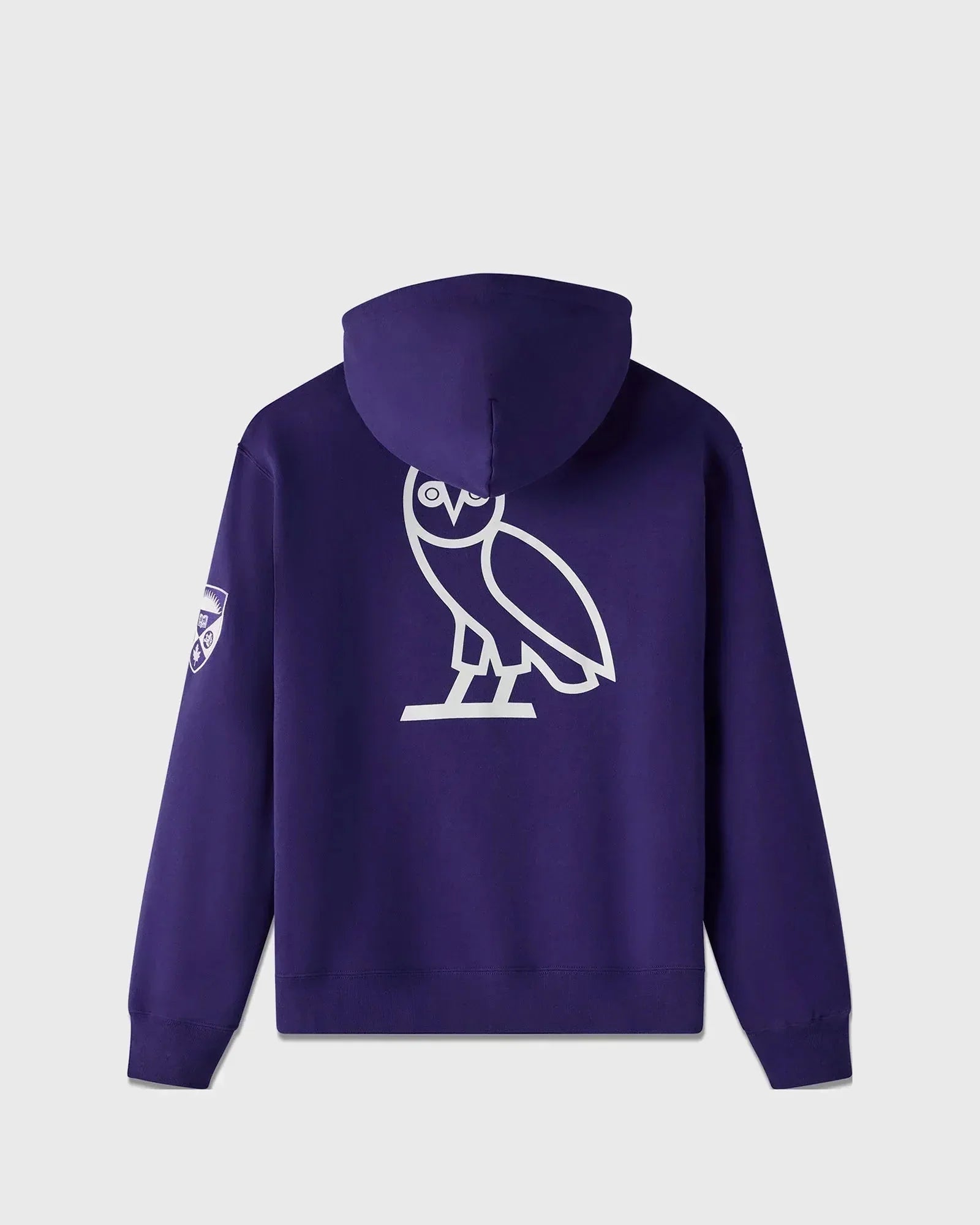 Unisex Campus Western Purple Fleece Hoodie Clanton Jacket