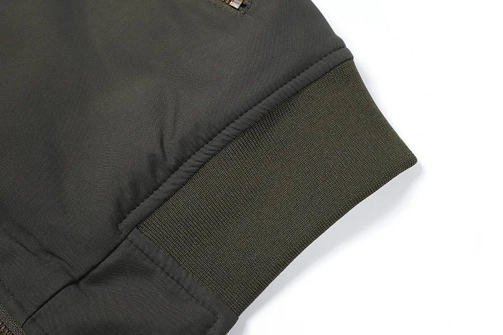 Men’s Light-weight Bomber Aviator Jacket Clanton Jacket