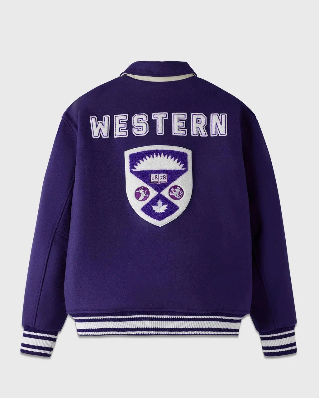 Unisex Western Campus Varsity Jacket Clanton Jacket