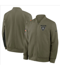 Las Vegas Raiders 2025 Salute To Service Bomber Jacket USA Jackets