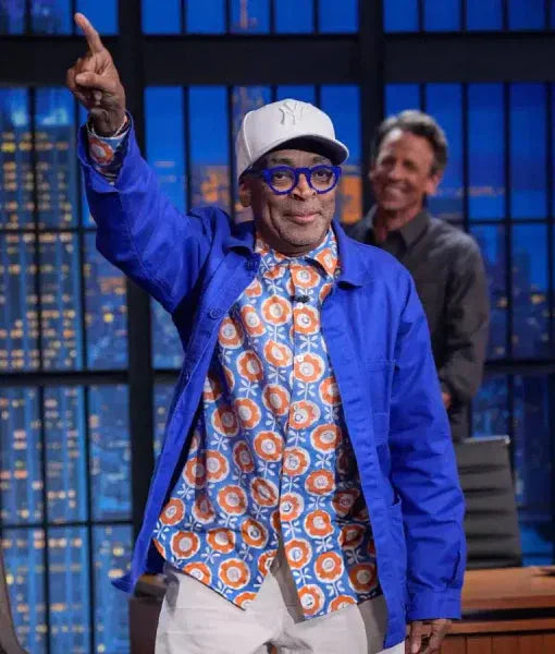 Men’s Late Night With Seth Meyers S12 Blue Jacket USA Jackets