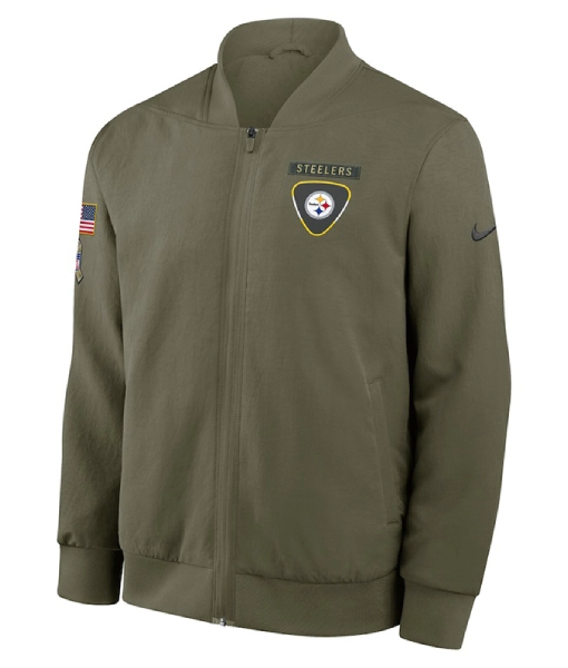 Pittsburgh Steelers 2025 Salute To Service Bomber Jacket USA Jackets