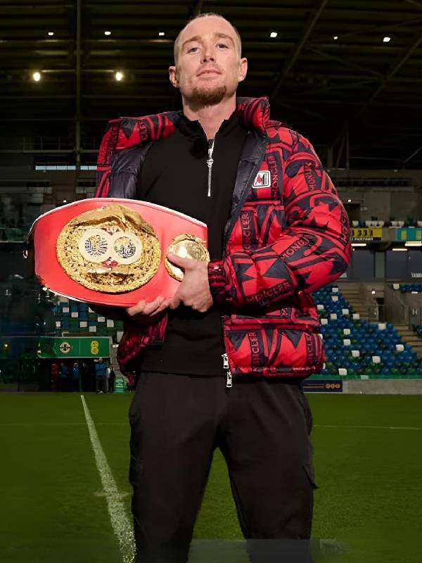 Paddy Donovan Face Off IBF World Title Fight Graphic Puffer Jacket USA Jackets