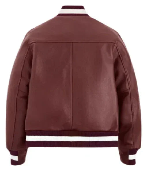 Coco Gauff 2025 US Open Leather Varsity Jacket USA Jackets