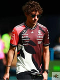 Mercedes-AMG F1 2025 Miami GP Dark Red Jersey Clanton Jacket