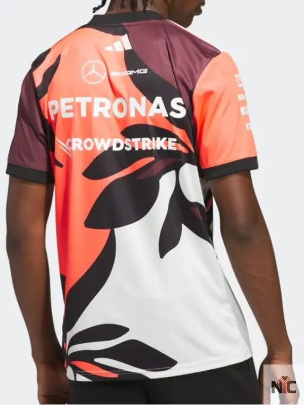 Mercedes-AMG F1 2025 Miami GP Dark Red Jersey Clanton Jacket