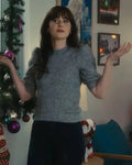 Merv 2025 Zooey Deschanel Crop Top