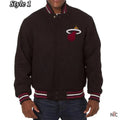 Miami Heat Black Wool Varsity Jacket Clanton Jacket