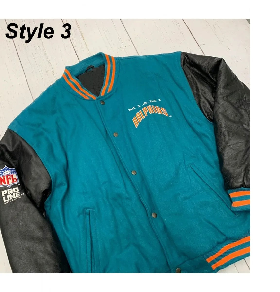 Miami Dolphins Letterman Jacket