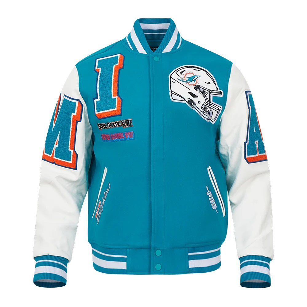 Miami Dolphins Mashup Varsity Jacket