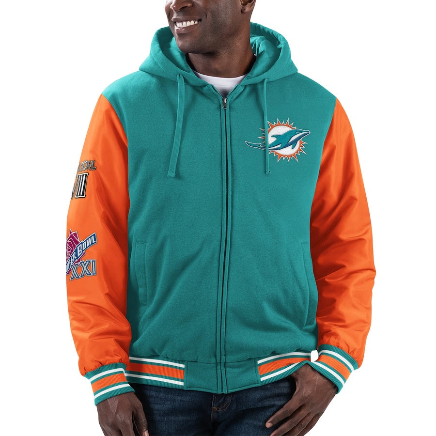 Miami Dolphins Super Bowl Champions Hoodie Jacket