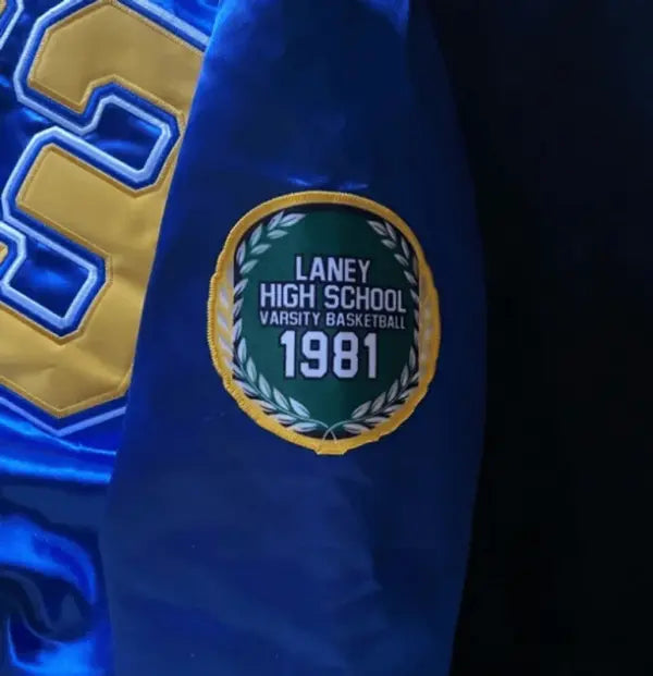 Michael Jordan Laney High School Satin Varsity Jacket Clanton Jacket