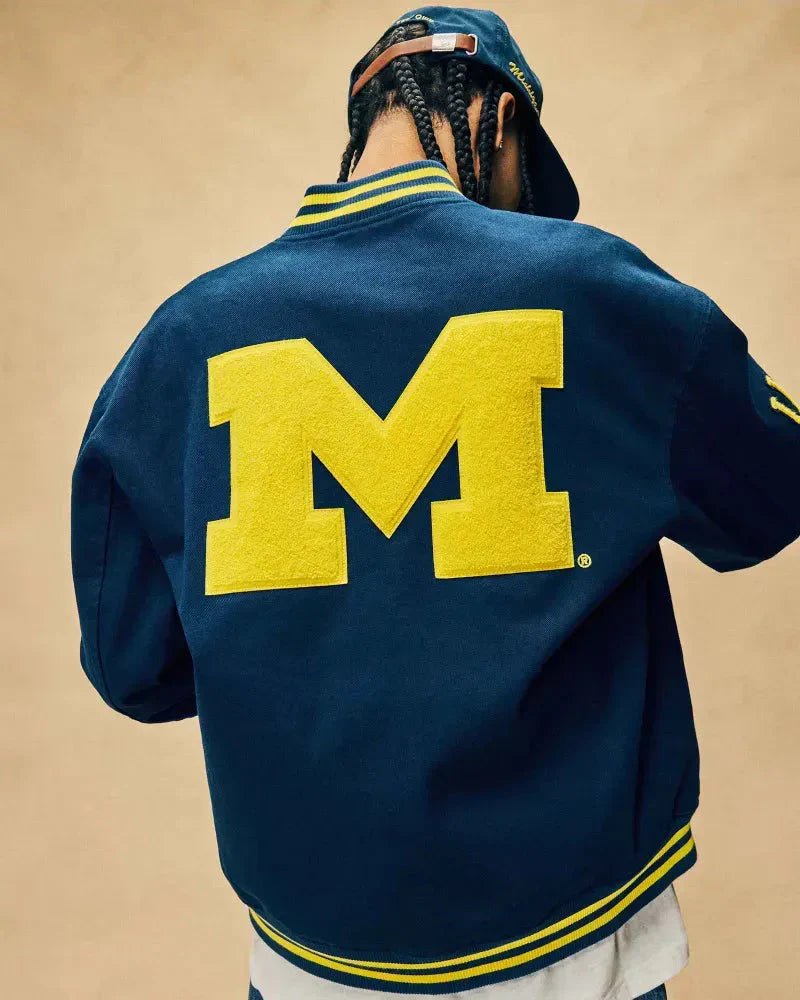 Michigan Wolverines Varsity Jacket Clanton Jacket