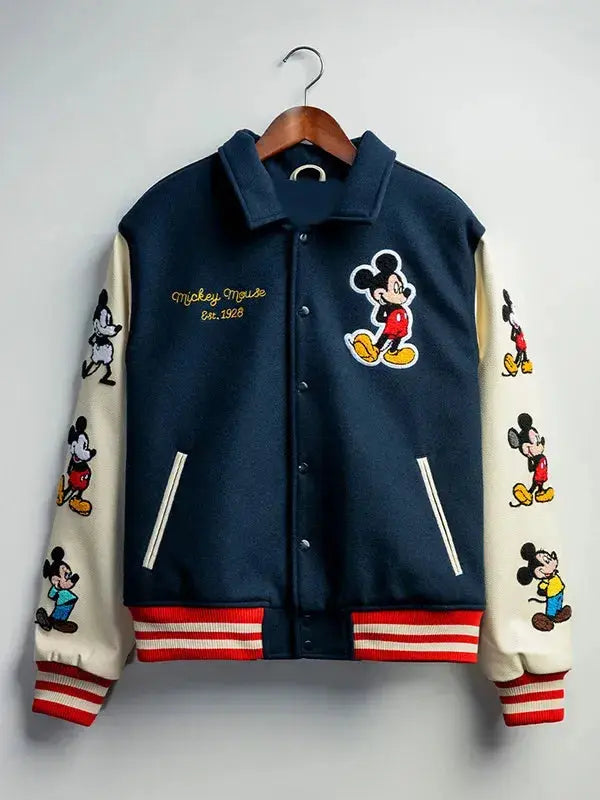 Mickey Mouse Est.1928 Wool Varsity Jacket