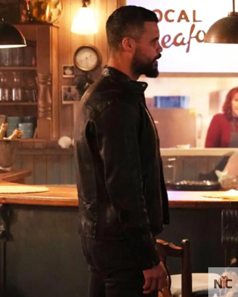 Mike Mcguire Whitstable Pearl S03 Leather Jacket Clanton Jacket