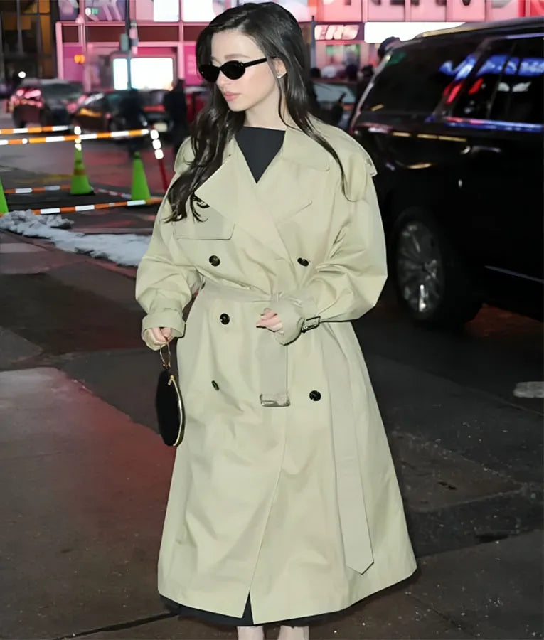 Mikey Madison Good Morning America Trench Coat