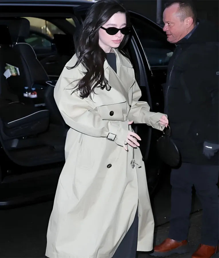 Mikey Madison Good Morning America Trench Coat