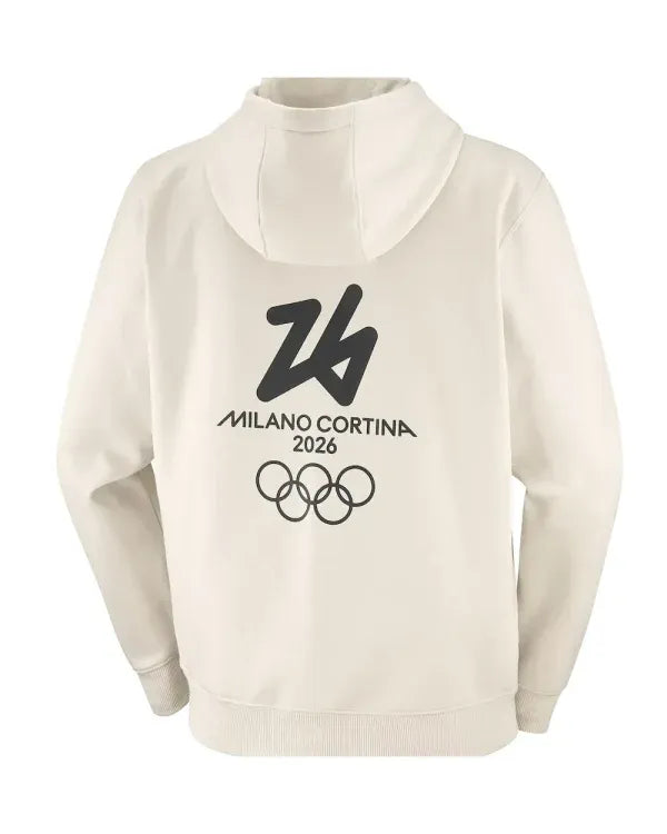 Milano Cortina 2026 Olympics White Hoodie