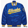 Milwaukee Brewers Royal Blue Bomber Jacket Clanton Jacket