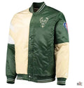 Milwaukee Bucks 75th Anniversary Leader Color Block Jacket Clanton Jacket