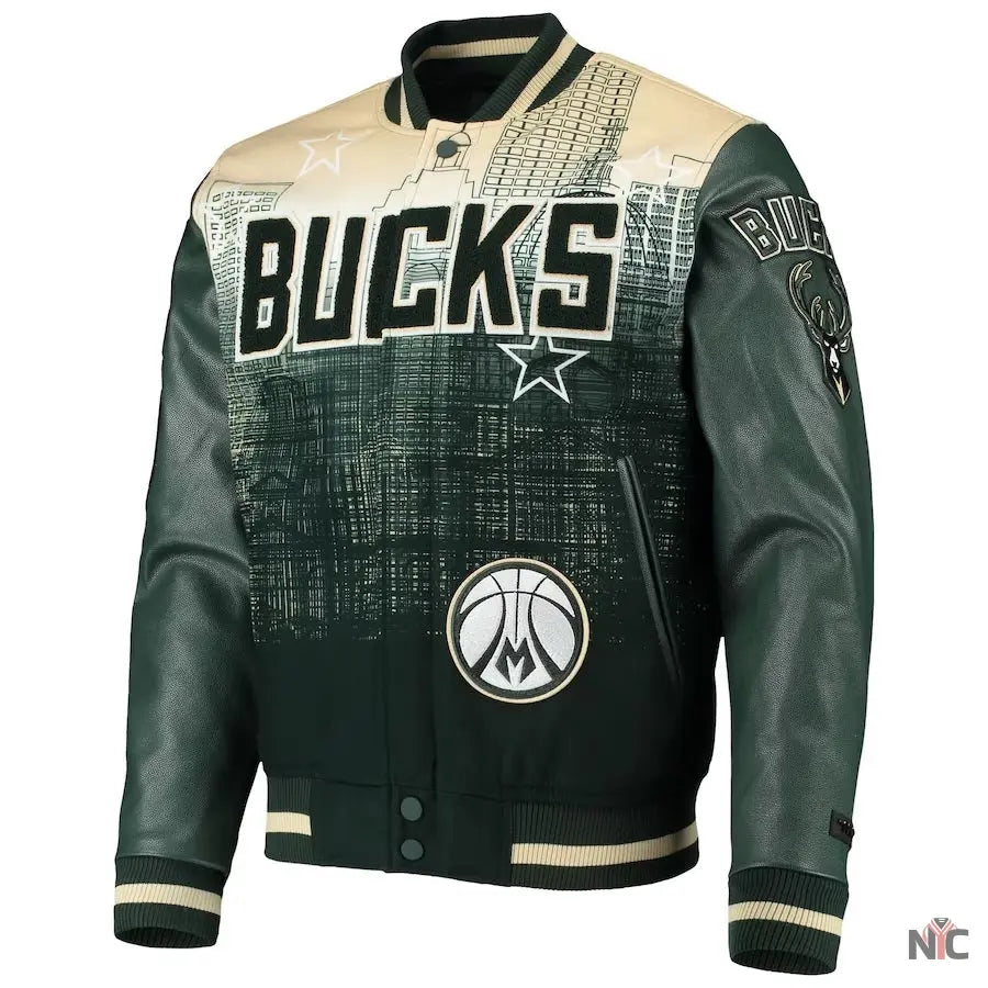 Milwaukee Bucks NBA Finals Champs Varsity Jacket Clanton Jacket