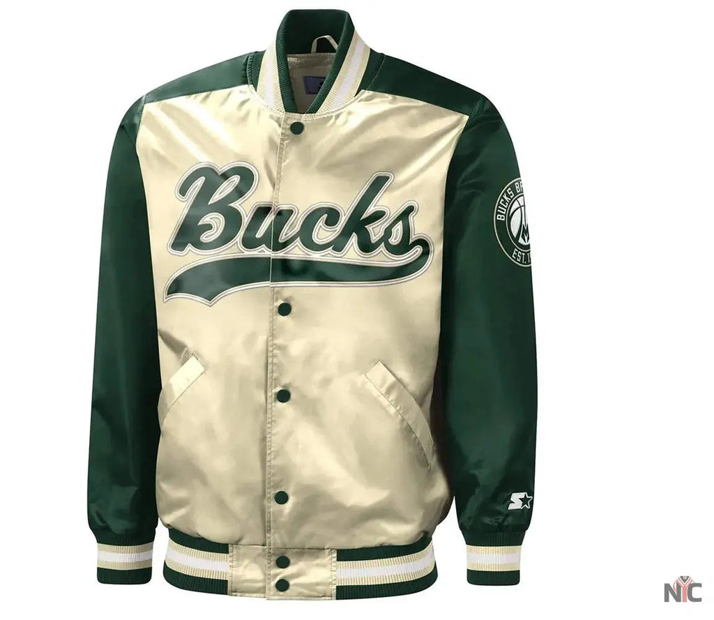 Milwaukee Bucks The Tradition II Satin Jacket Clanton Jacket