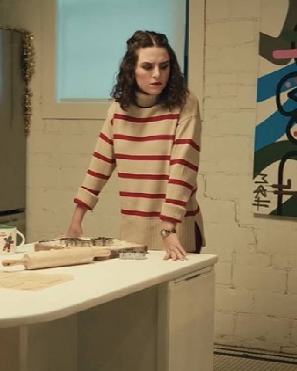 Minding Your Business Clarissa Cozzoni Striped Sweater