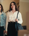 Minding Your Business Clarissa Cozzoni White Top