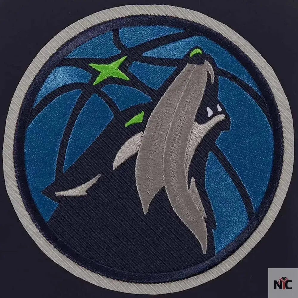 Minnesota Timberwolves Varsity Wool & Leather Jacket Clanton Jacket