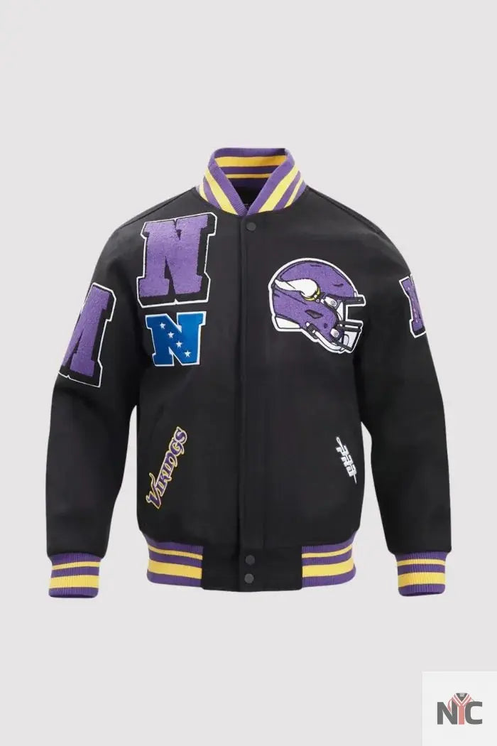 Minnesota Vikings Pro Standard Mashup Varsity Jacket Clanton Jacket