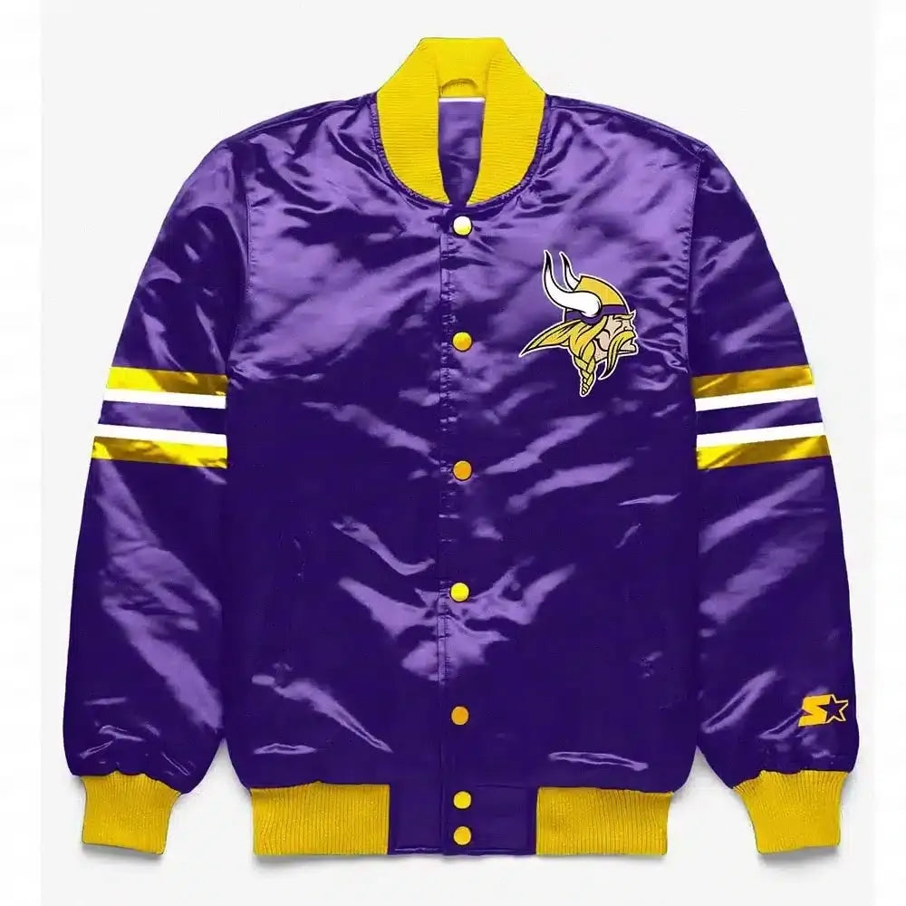 Minnesota Vikings Button Down Jacket